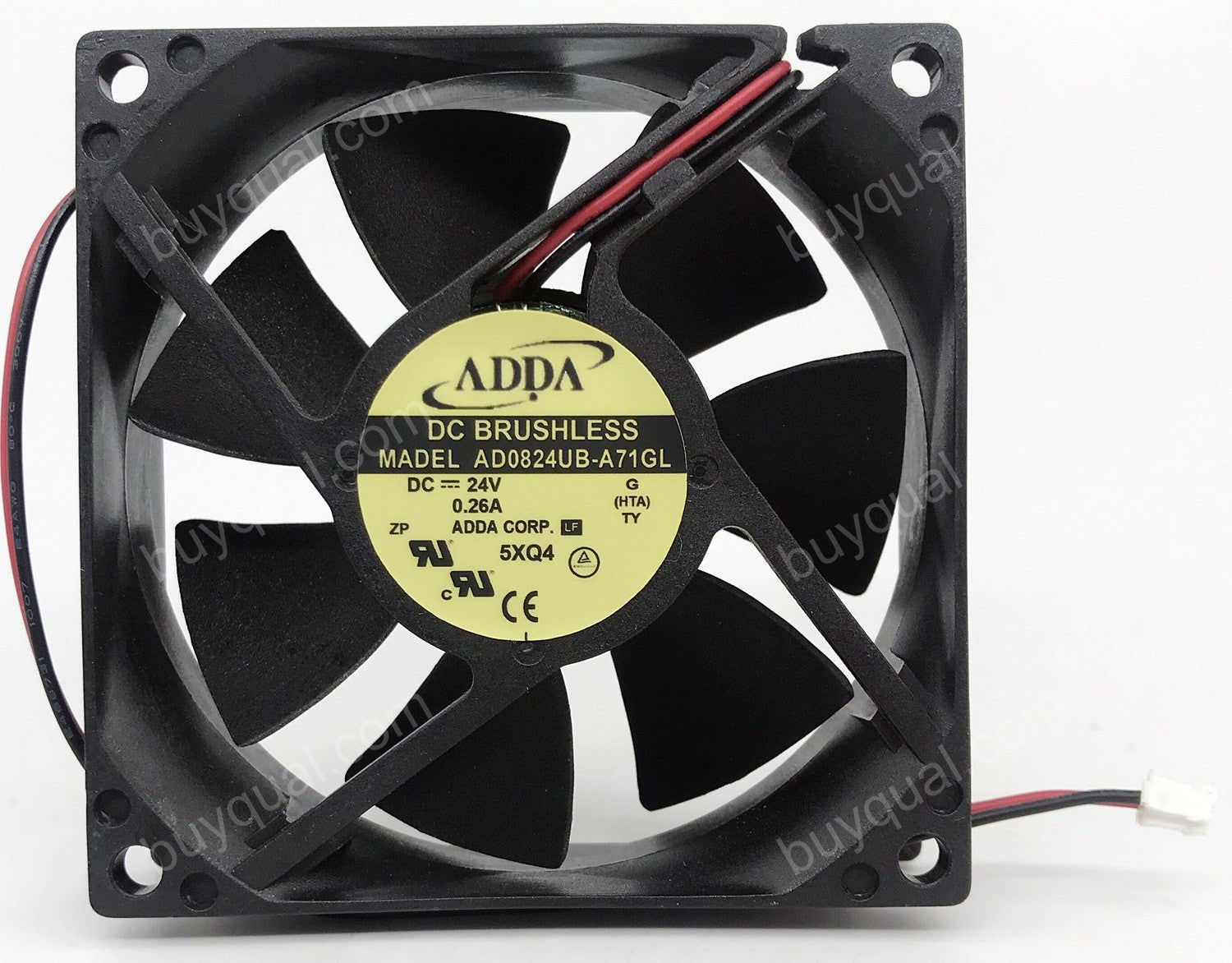 ADDA AD0824UB-A71GL 24V 0.26A 2wires Cooling Fan ADDA AD0824UB-A71GL 24V 0.26A 2wires Cooling Fan